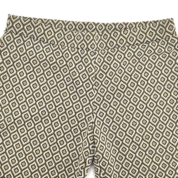 Melissa Paige Woman Stretch Ankle Pants Size 2X Geometric Retro Glam 60s - Picture 9 of 11